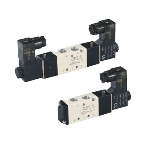 4V100系列電磁閥（五口二位、五口三位）
